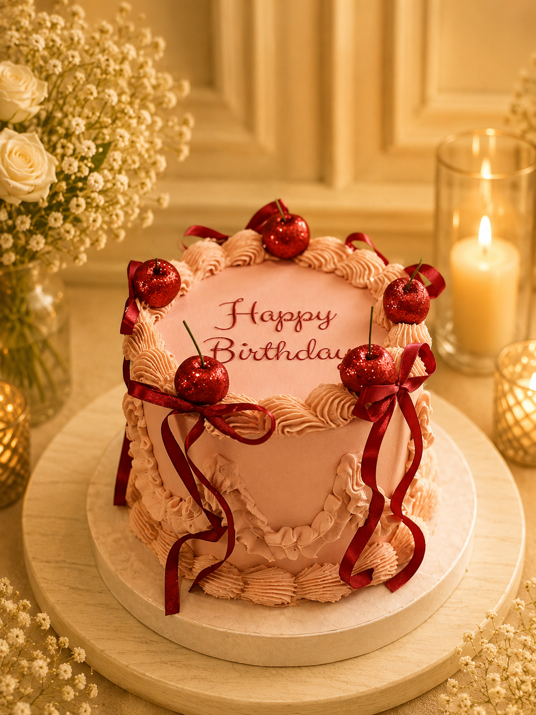 Velvet Bloom Cake