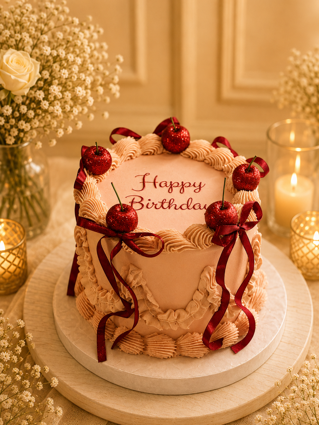 Velvet Bloom Cake