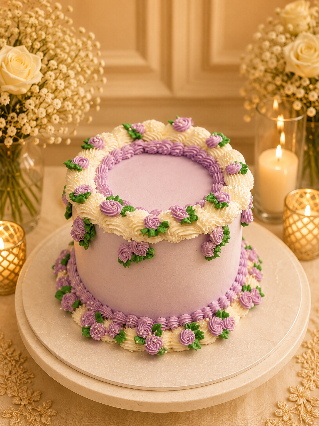Lavender Garden Cake