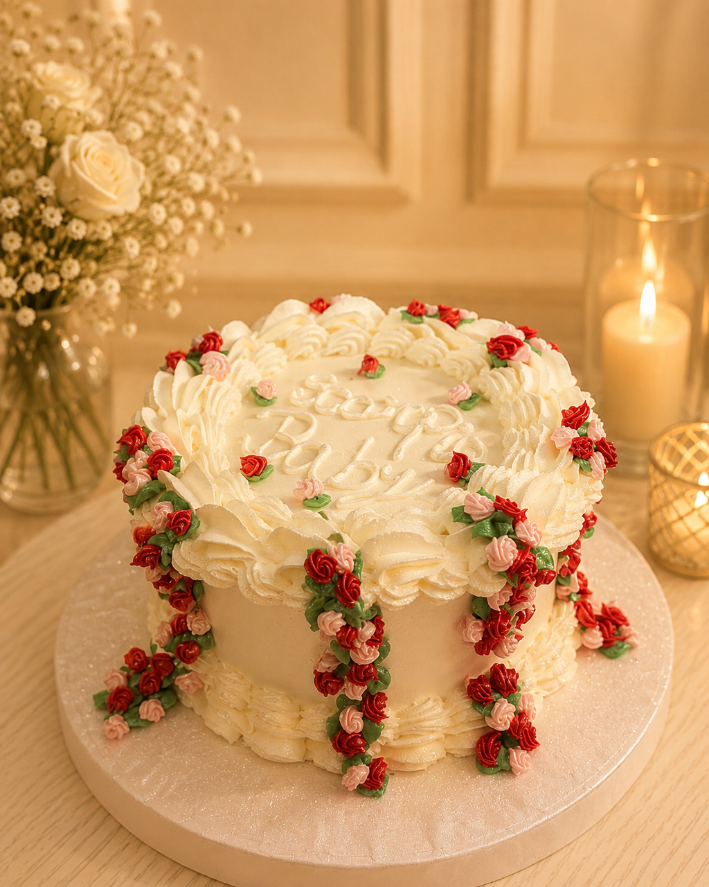 Golden Blossom Cake