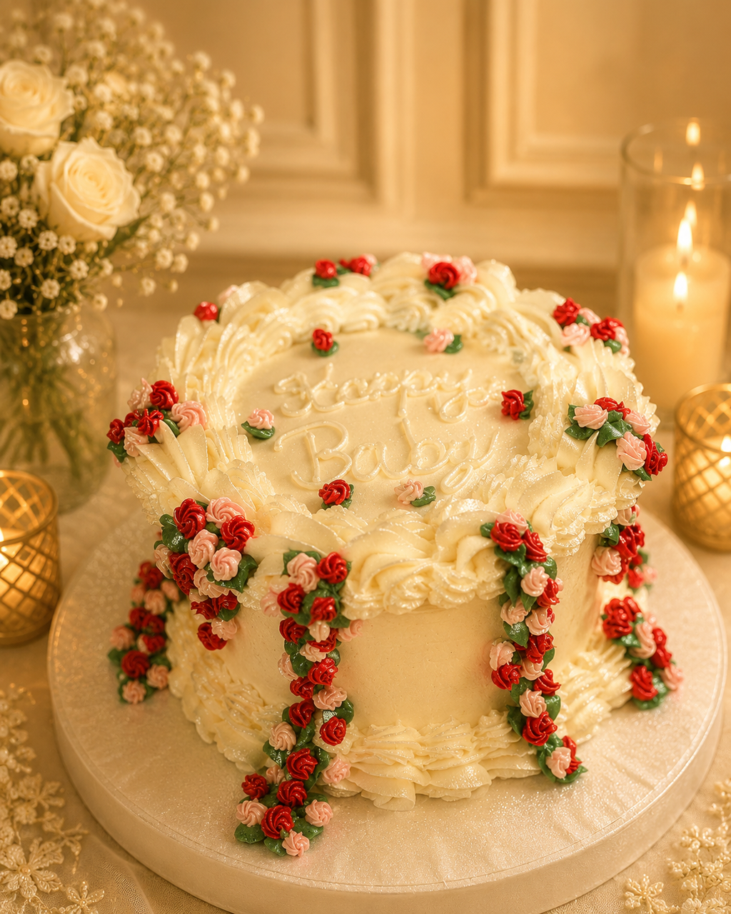 Golden Blossom Cake